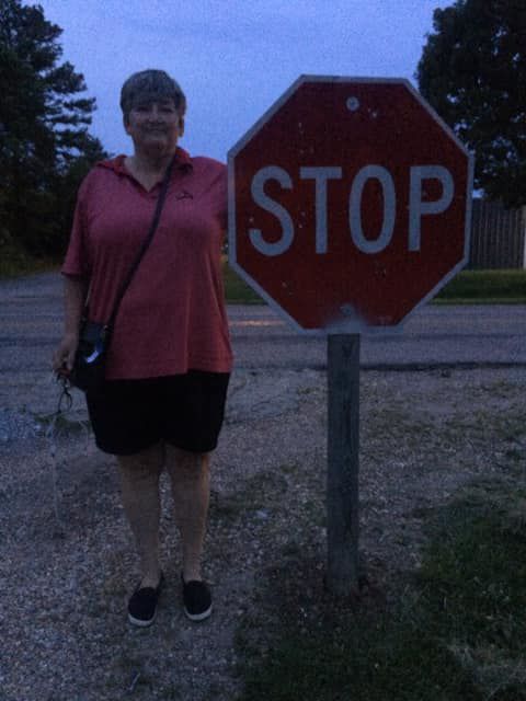 Rebecca Varney stop sign